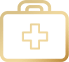 Transparent vector doctor's bag icon